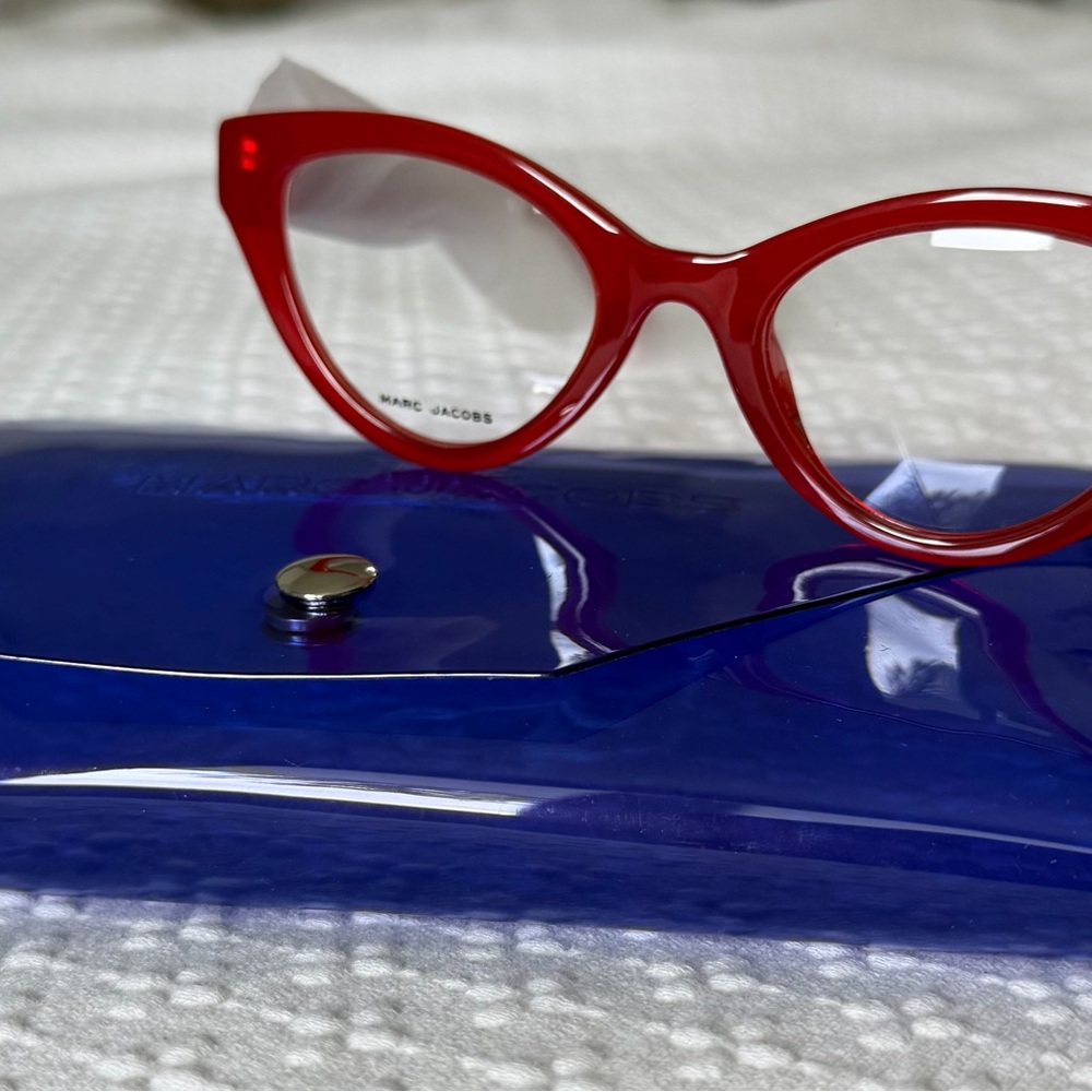 Marc Jacobs Vibrant Red Glasses